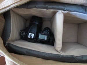 Canvas camera bag
