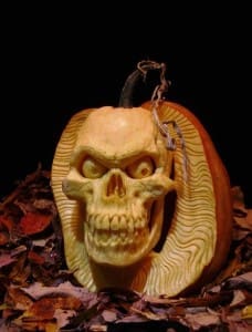 Pumpkin carving art