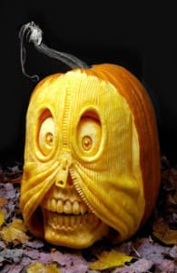 Pumpkin carving art