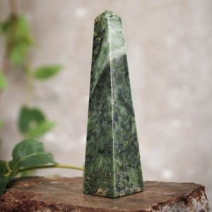 NOVICA Jade Obelisk