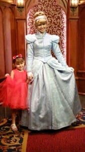 Little girl with Cinderella