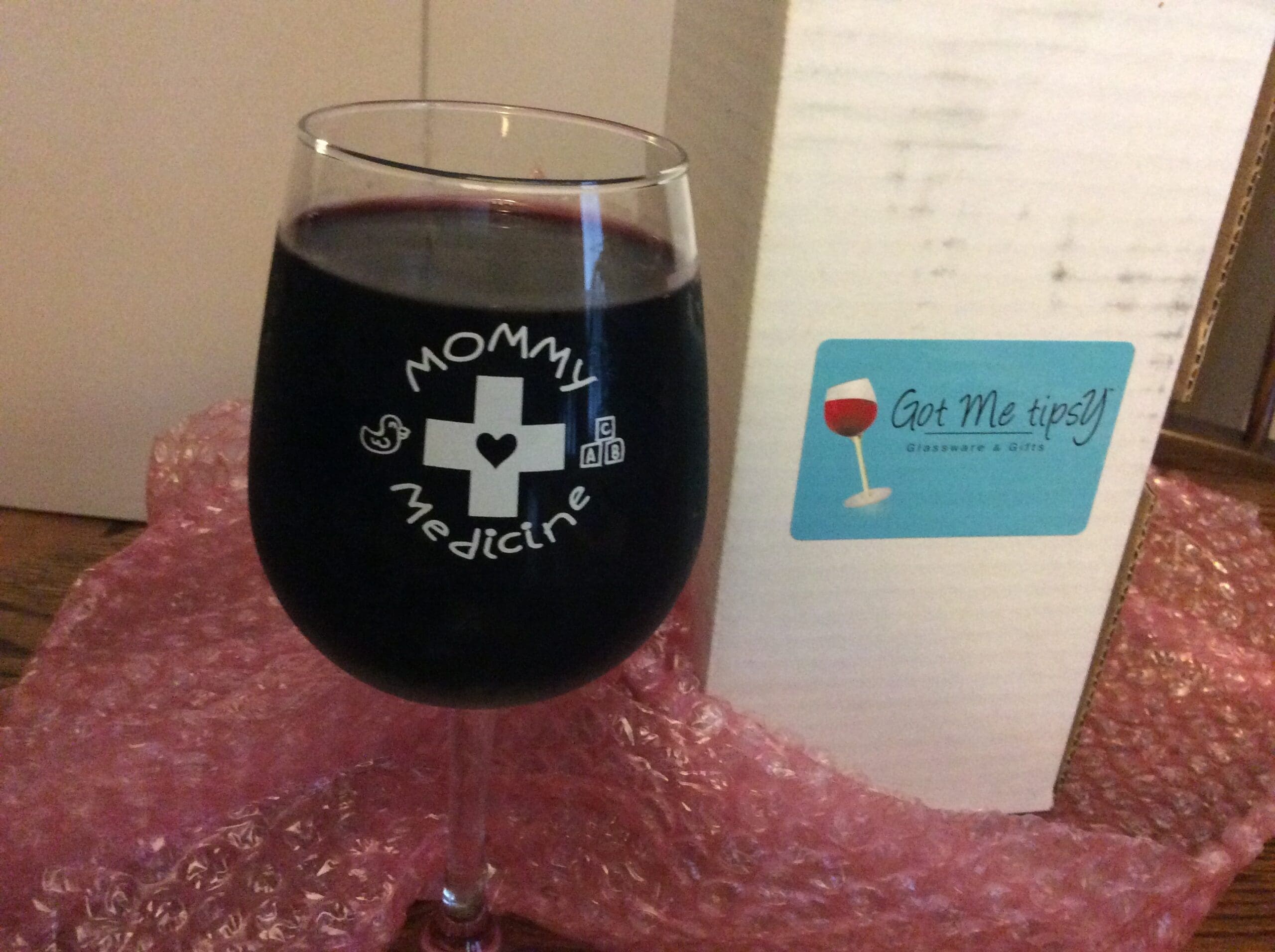 funny wine glass