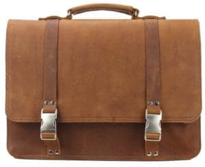 Real Grain Leather Briefcase
