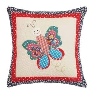 Cute butterfly pillow