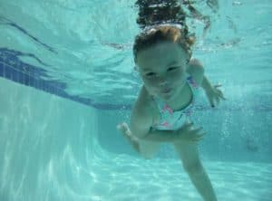 Keep Kids Busy Cute girl under water