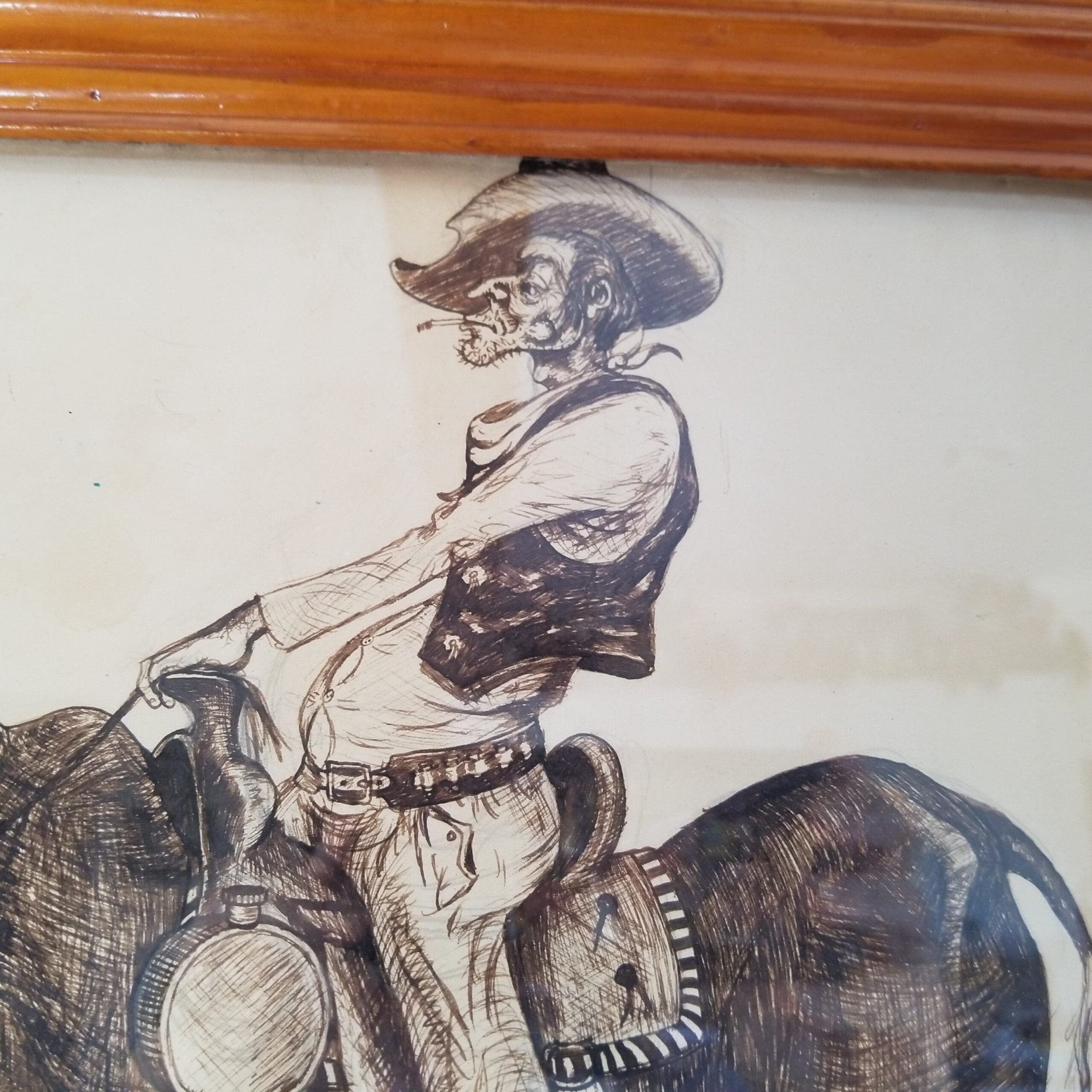 Cowboy art work Photo-A-Day