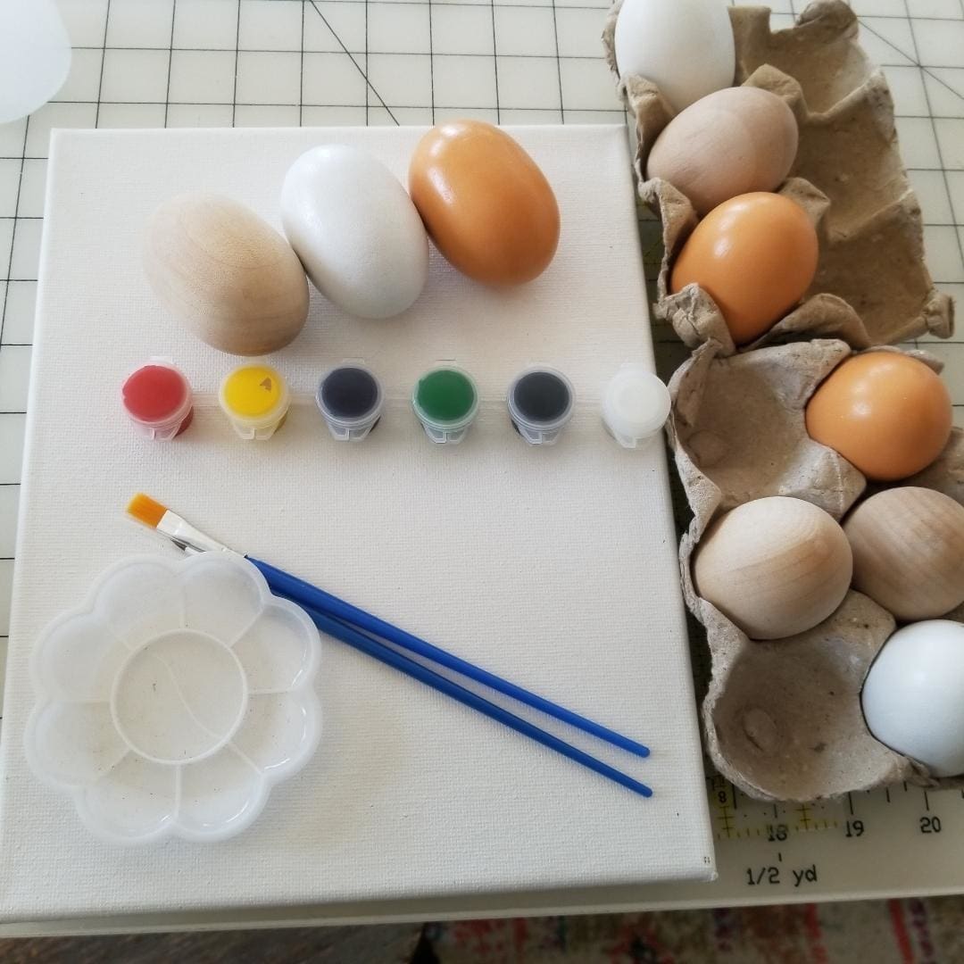 Pour Paint Egg Experiment