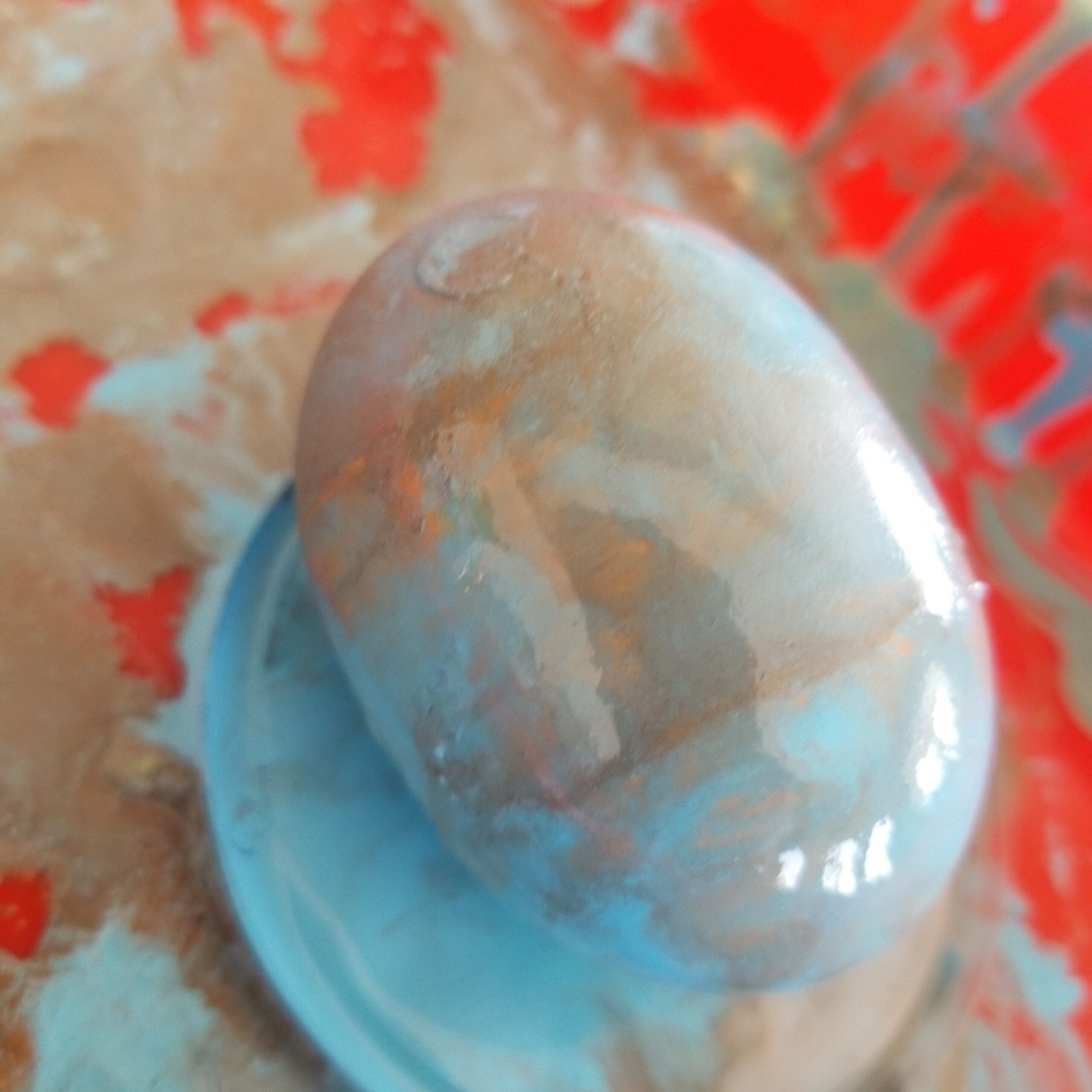 Pour Paint Egg Experiment