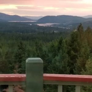 Sunset in Sandpoint Idaho VEEYOO Bedding