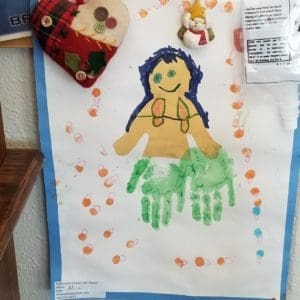 Mermaid Art from Kindergartener