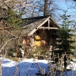 Wooden chapel in Sandpoint, Idaho