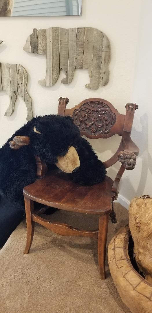 Antique Carved Chair Photo-A-Day