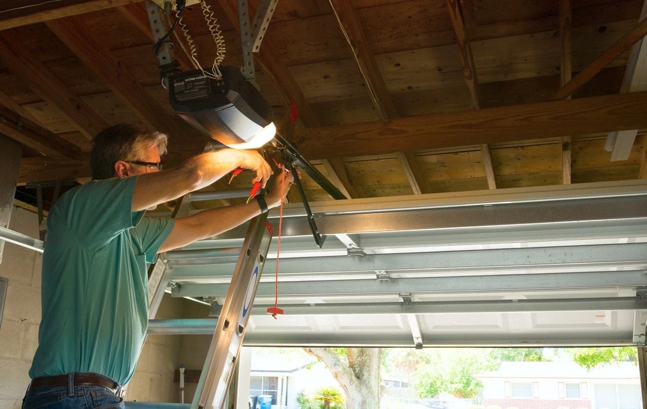 Installing a garage door