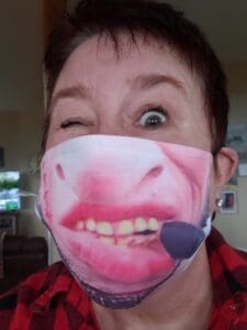 Theme Park funny face mask