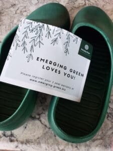 Emerging Green shoes