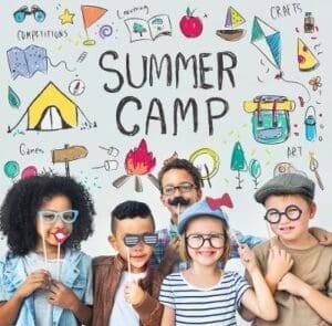 Camp Safety Kids at a summer camp