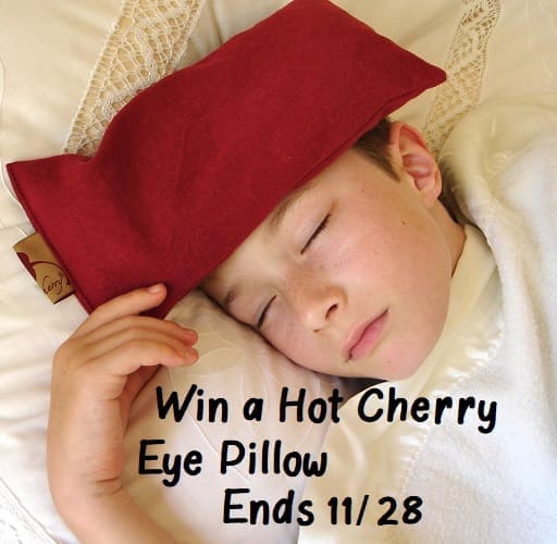 Win Hot Cherry Eye Pillow