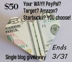 Giveaway March