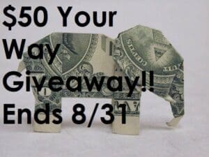 $50 Giveaway August 2023
