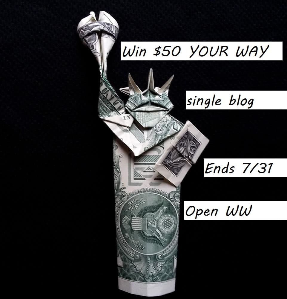 July $50 Giveaway