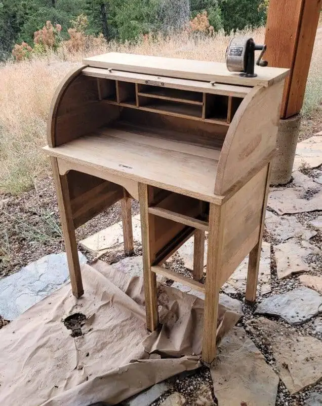Childs Oak rolltop desk