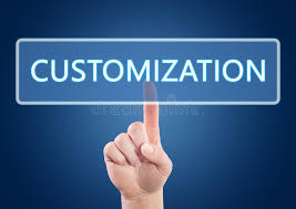 Customization sign