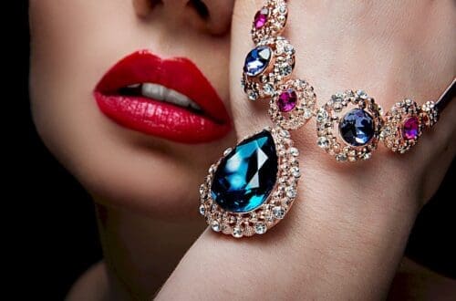 Lady in jewelry