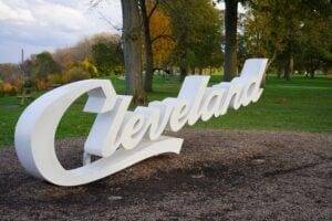 Cleveland sign