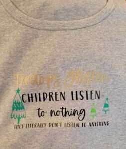 Children listen tshirt