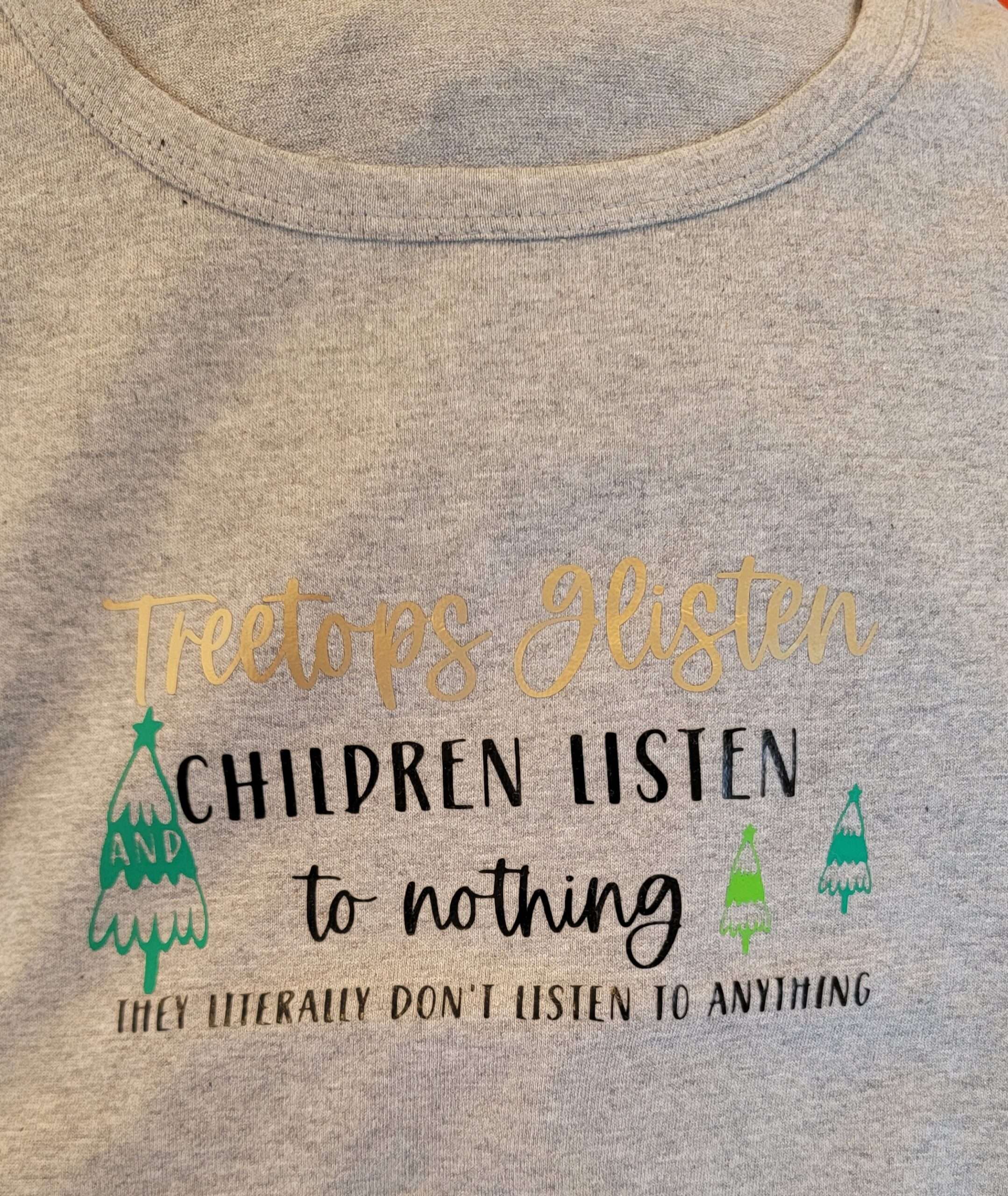 Children listen tshirt