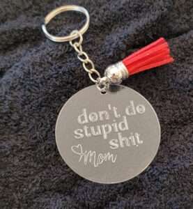 Drive safe key ring