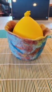 felted bowl