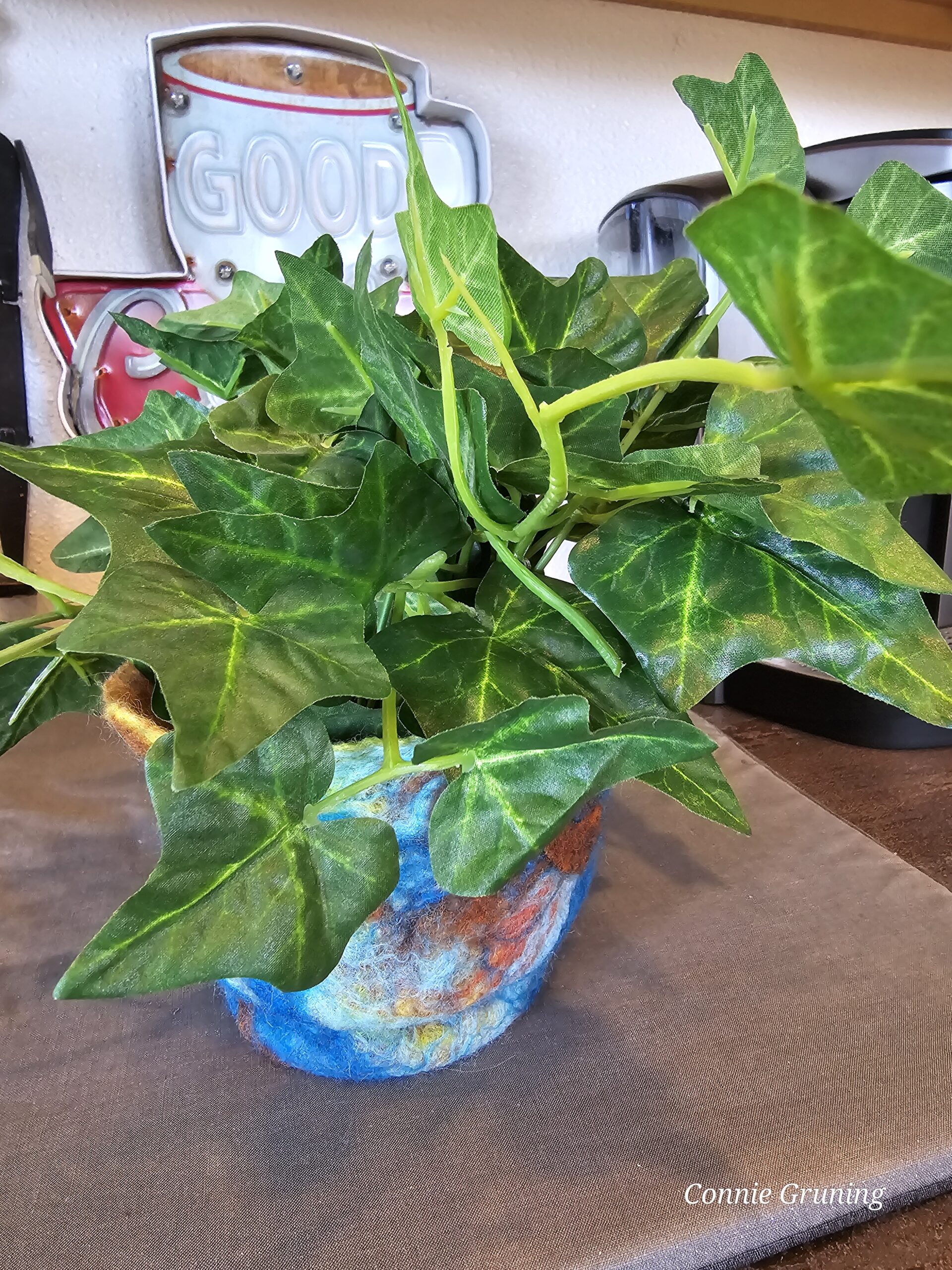felted bowl