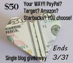 March giveaway logo