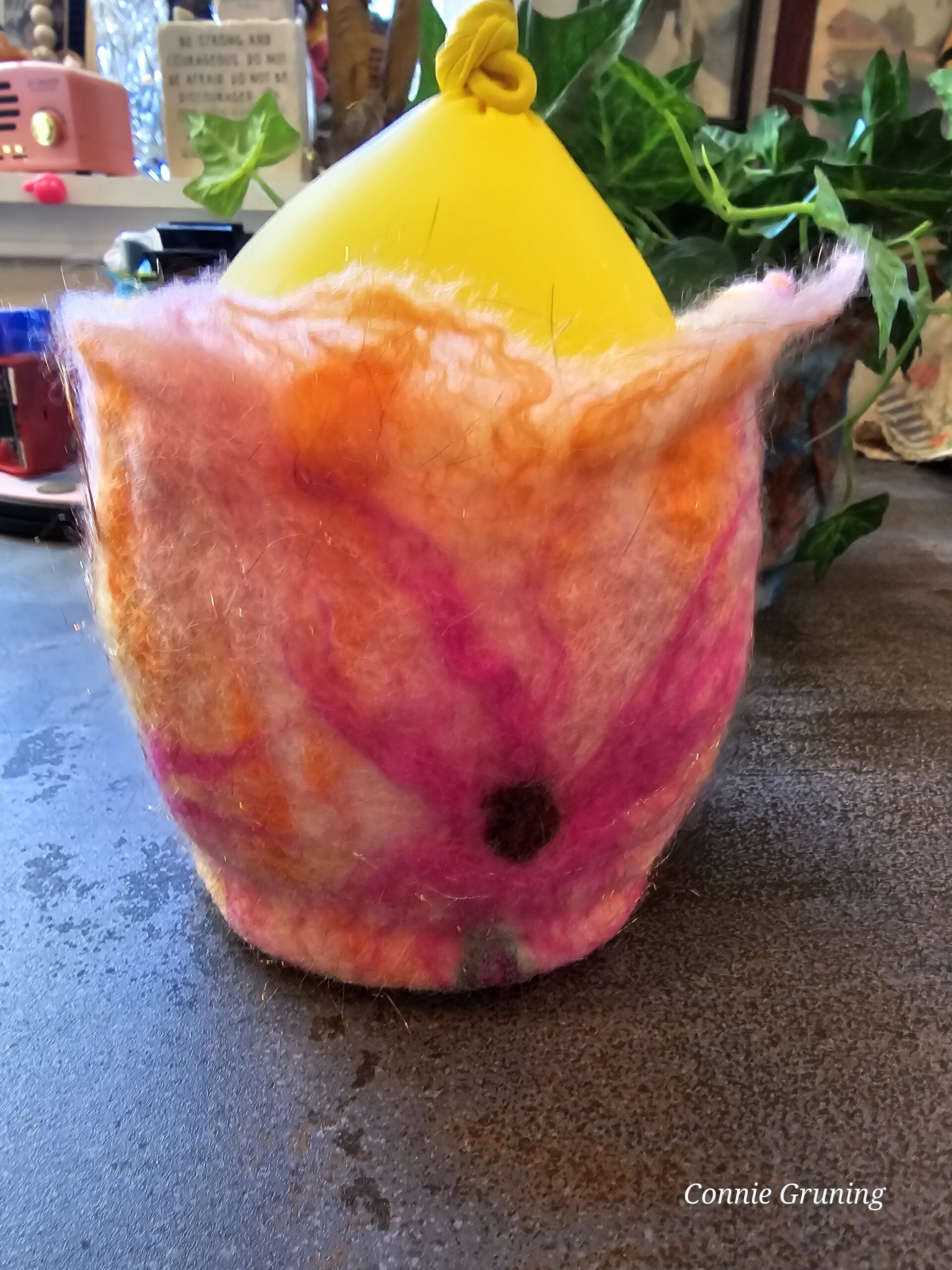 Wet felting