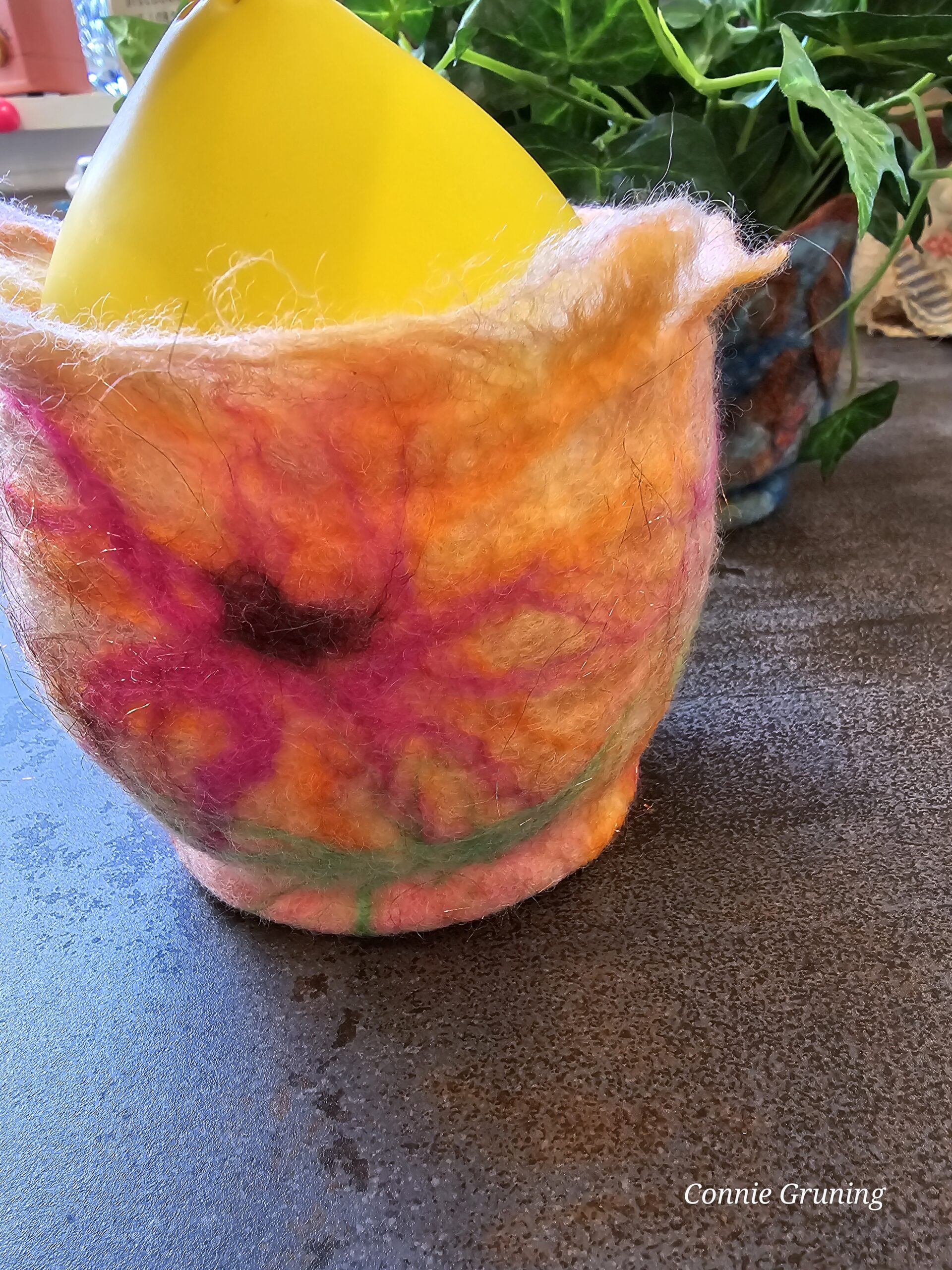 Wet felting