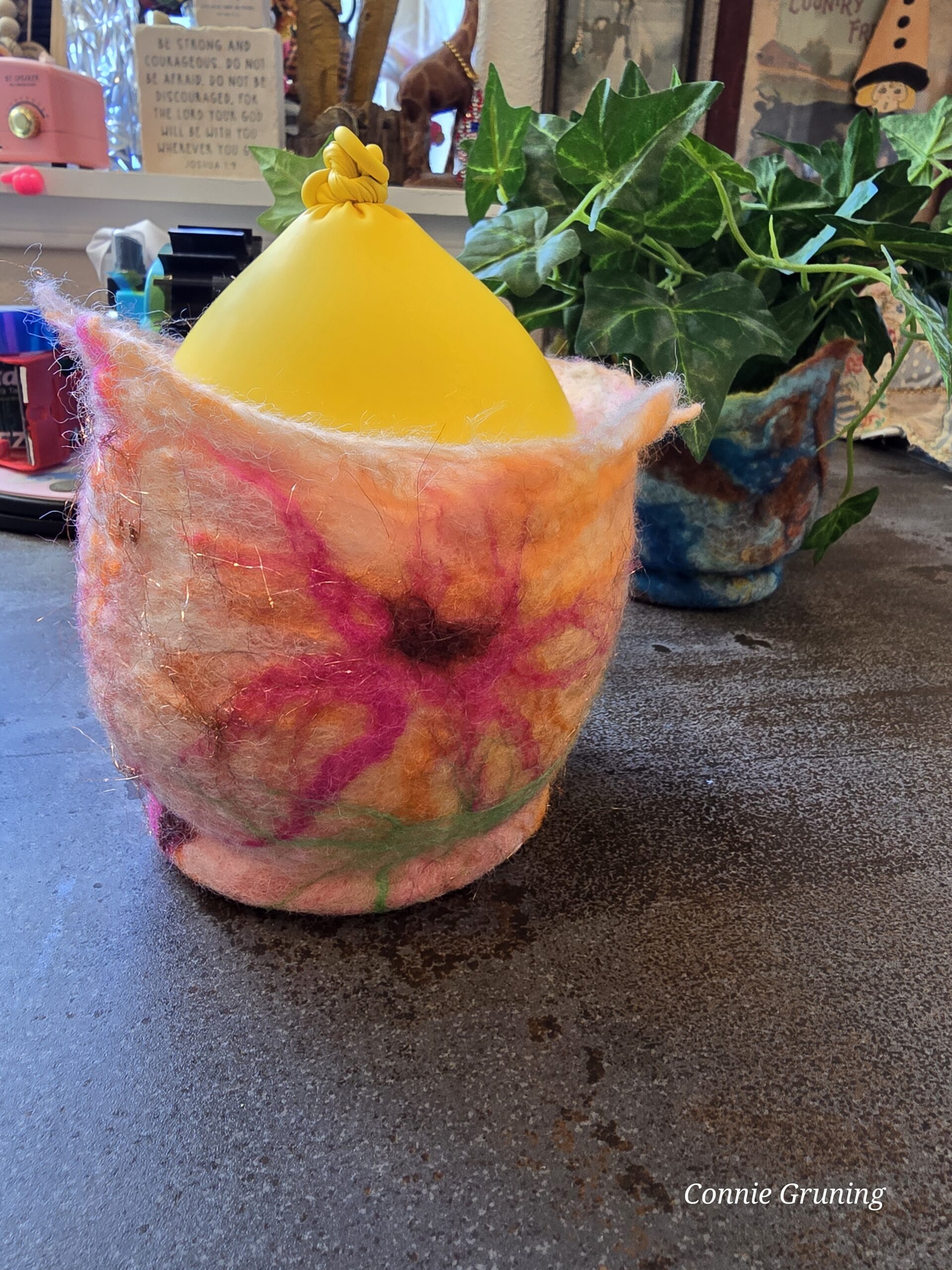Wet felting