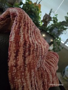 I'm never bored Knitted blanket