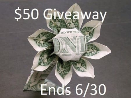 June $50 giveaway