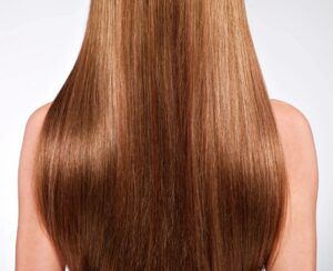 Shiny reddish hair Collagen Hair Treatment VS Keratin