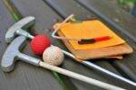 mini golf equipment Backyard Into a Miniature Golf Course