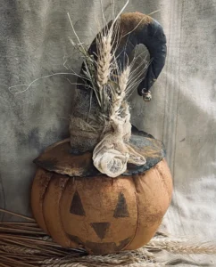 Halloween etsy primitive pumpkin