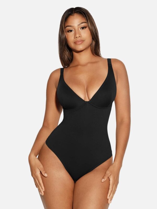 brunette in slimming shapewear