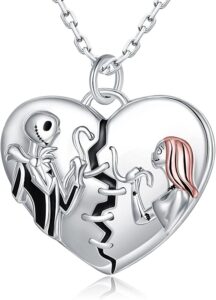 Jack Skellington Love never dies necklace