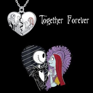 Jack Skellington Love never dies necklace