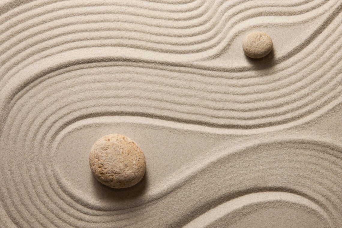 Sand and stones for Holistic post