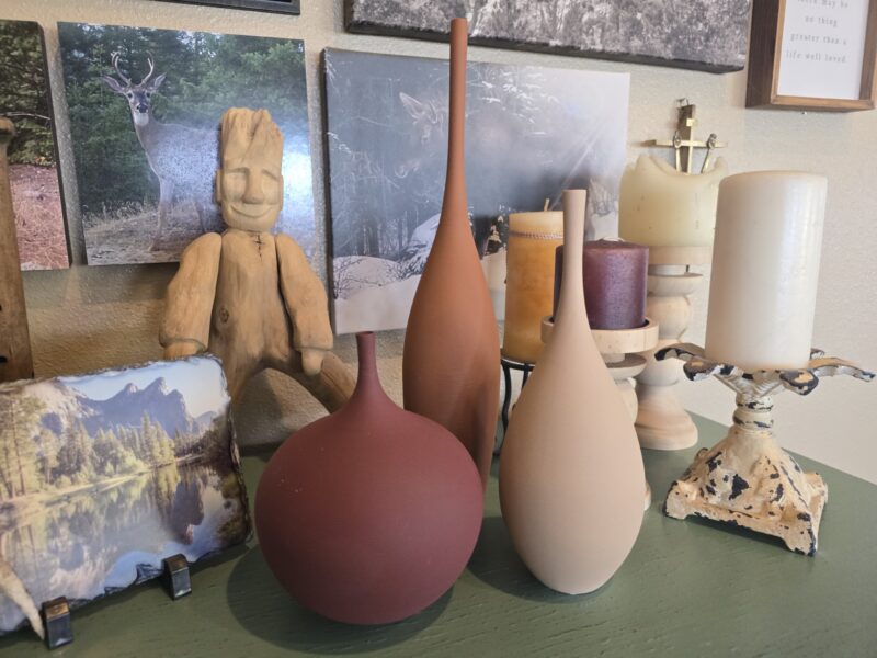 love at first sight trio of farmhouse vases