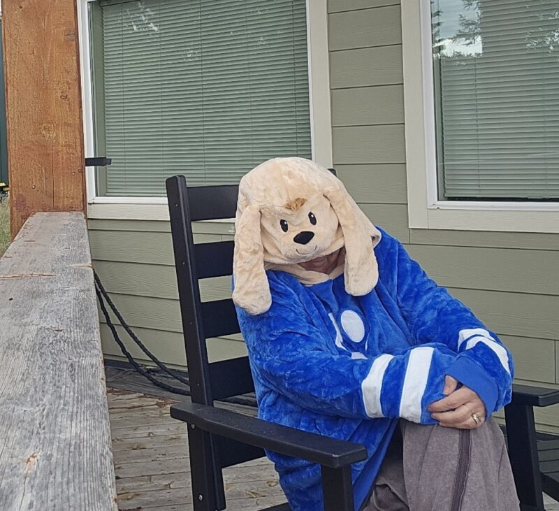 Dougie the wearable blanket
