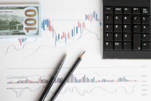 Business graph showing Market cycles