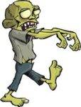 Zombie cartoon for Aching Feet